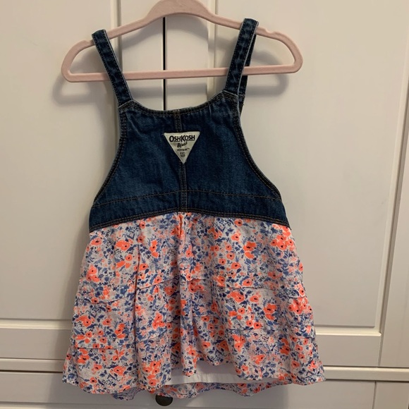 Oshkosh 24 months dress (and striped Calvin Klein) - Picture 4 of 6